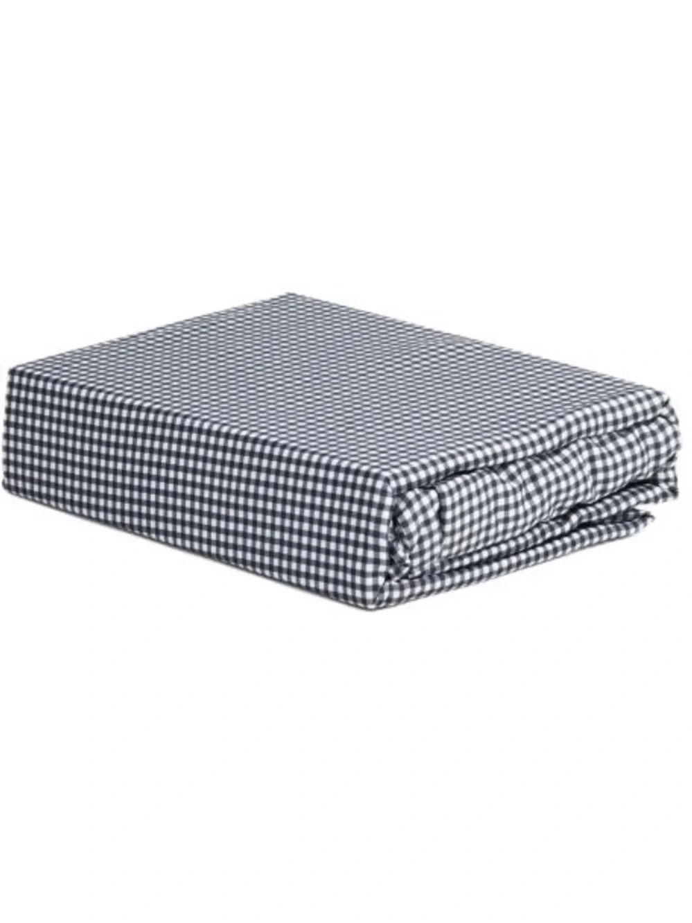 Rachel Zoe Black and White Gingham Cotton Sheet Set